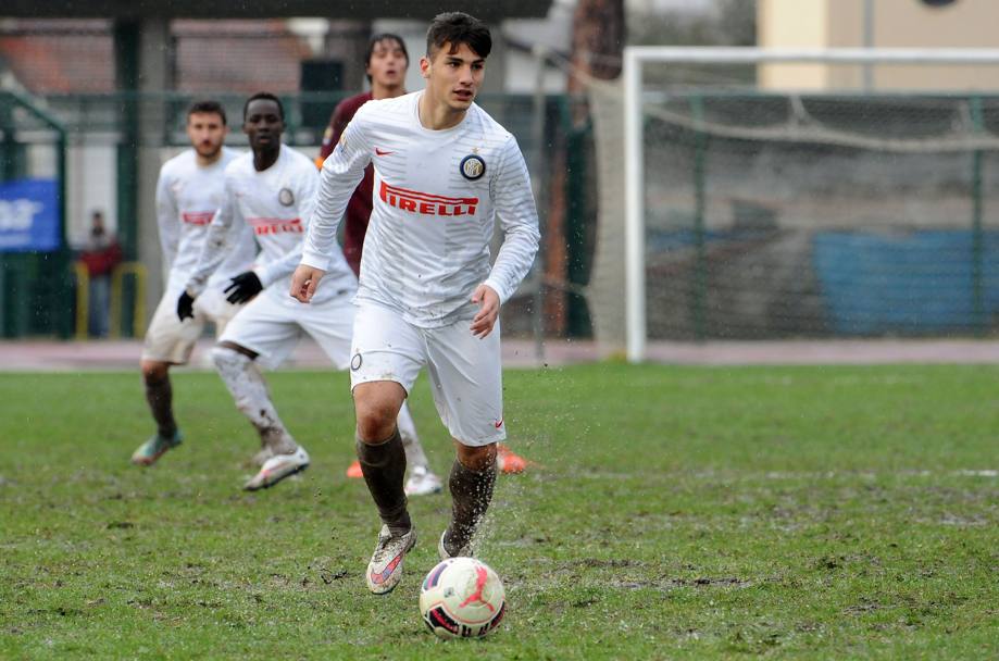 L&#39;attaccante dell&#39;Inter Federico Bonazzoli. Pegaso
